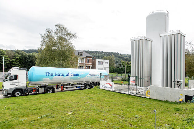 Belourthe LNG installatie